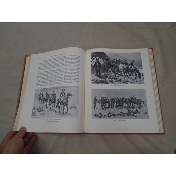 Vintage The Frederic Remington Book Limited Edition Leather Hardcover Western Ar - Picture 9 of 12